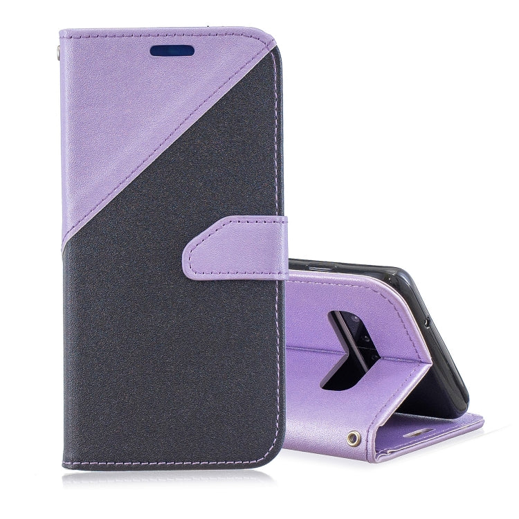 For Galaxy  S10 Plus Matching Color Frosted Texture Horizontal Flip PU Leather Case with Holder & Card Slots & Lanyard