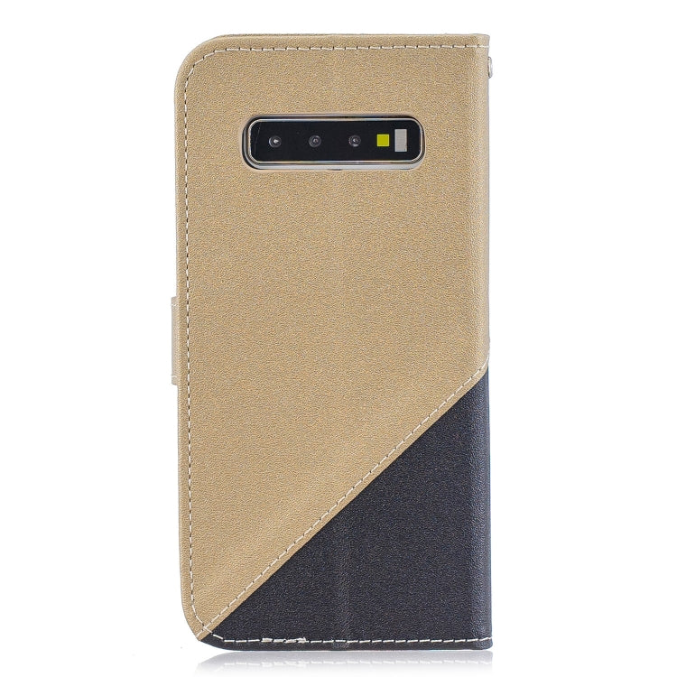 For Galaxy  S10 Plus Matching Color Frosted Texture Horizontal Flip PU Leather Case with Holder & Card Slots & Lanyard