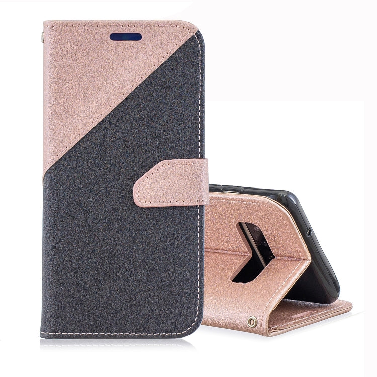 For Galaxy  S10 Plus Matching Color Frosted Texture Horizontal Flip PU Leather Case with Holder & Card Slots & Lanyard