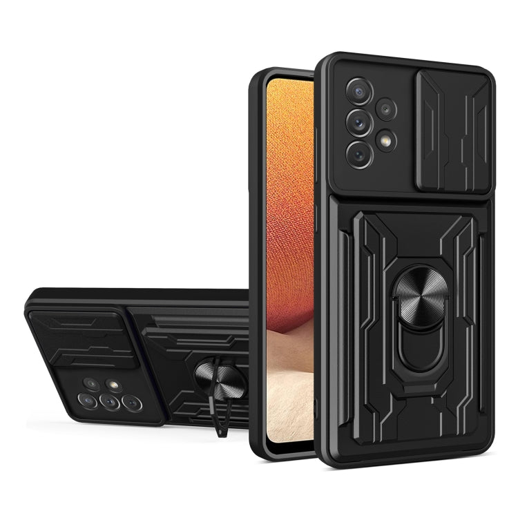 For Samsung Galaxy A33 5G Sliding Camshield Card Phone Case