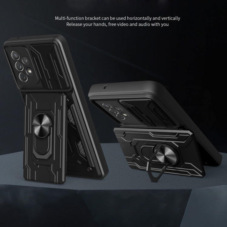 For Samsung Galaxy A33 5G Sliding Camshield Card Phone Case