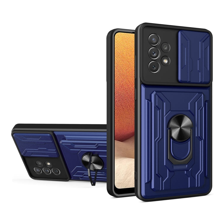 For Samsung Galaxy A33 5G Sliding Camshield Card Phone Case