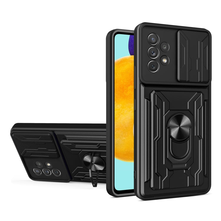 For Samsung Galaxy A53 5G Sliding Camshield Card Phone Case