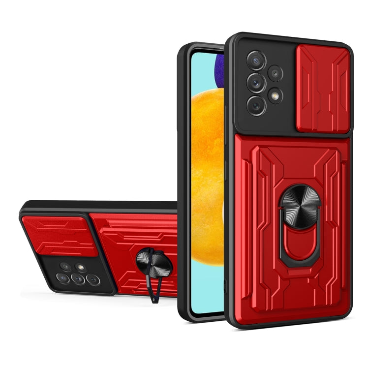 For Samsung Galaxy A53 5G Sliding Camshield Card Phone Case