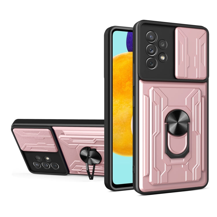 For Samsung Galaxy A53 5G Sliding Camshield Card Phone Case