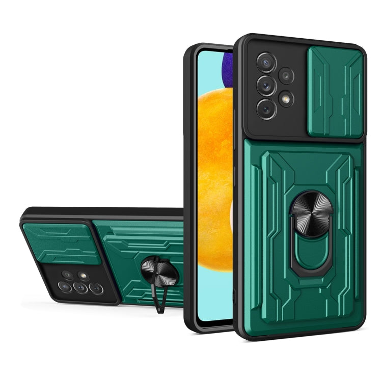 For Samsung Galaxy A53 5G Sliding Camshield Card Phone Case