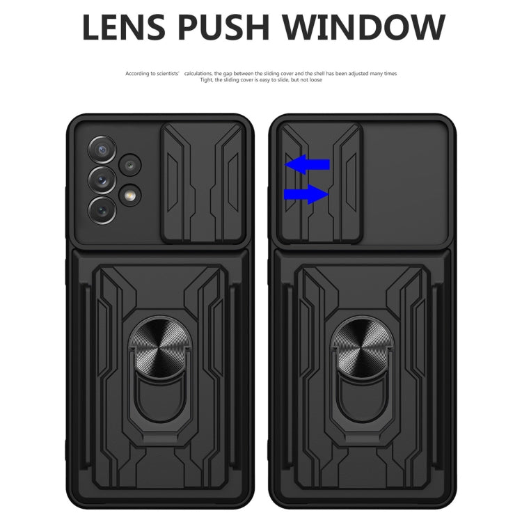 For Samsung Galaxy A53 5G Sliding Camshield Card Phone Case