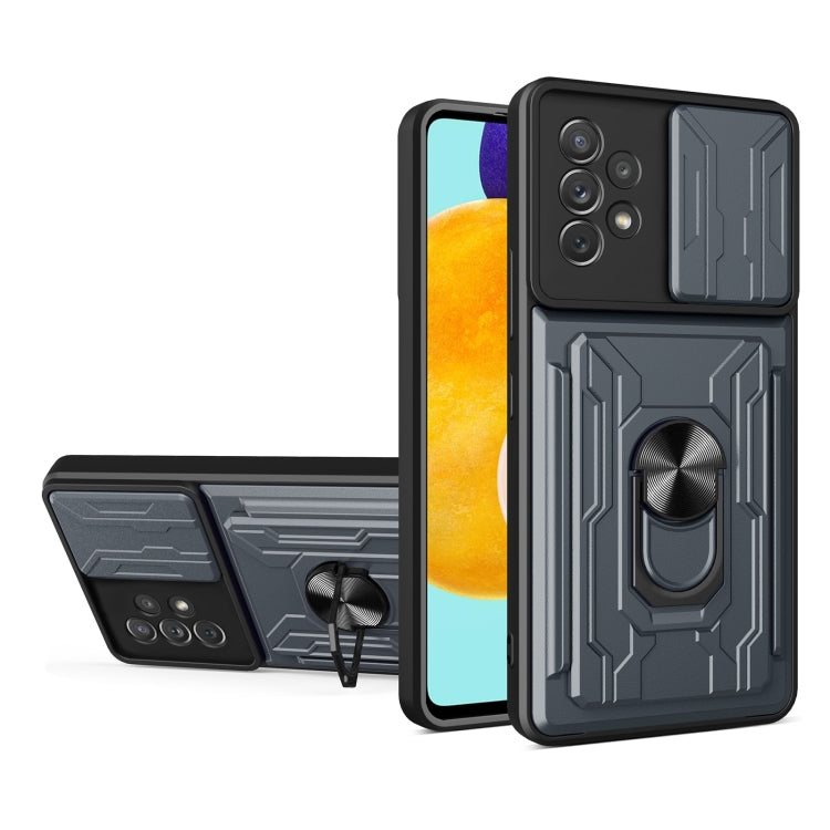For Samsung Galaxy A53 5G Sliding Camshield Card Phone Case