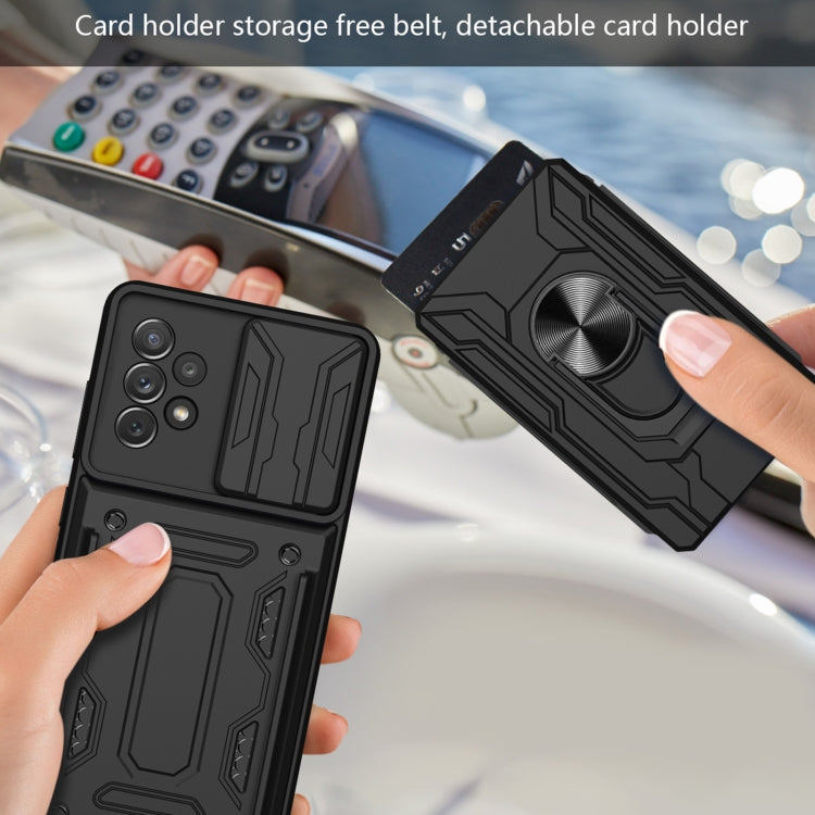 For Samsung Galaxy A53 5G Sliding Camshield Card Phone Case