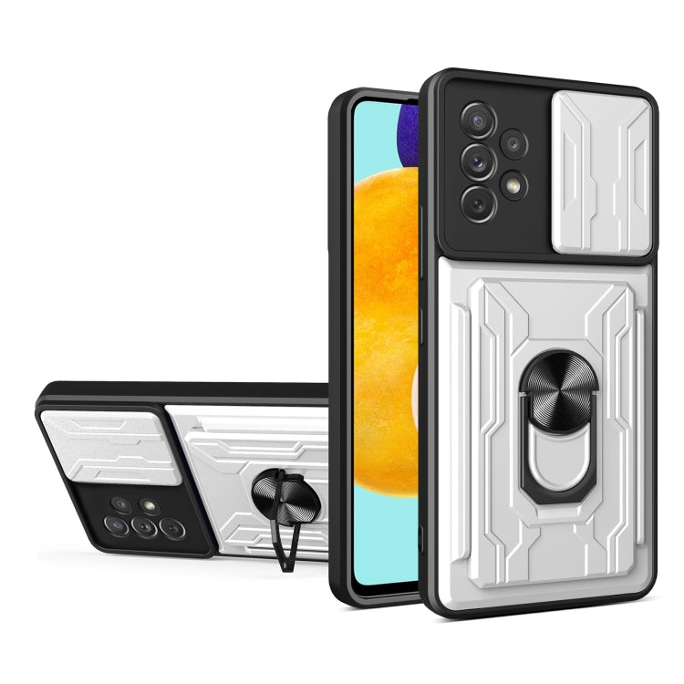 For Samsung Galaxy A53 5G Sliding Camshield Card Phone Case