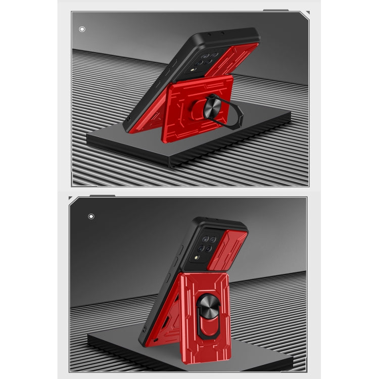 For Samsung Galaxy A42 5G Sliding Camshield Card Phone Case