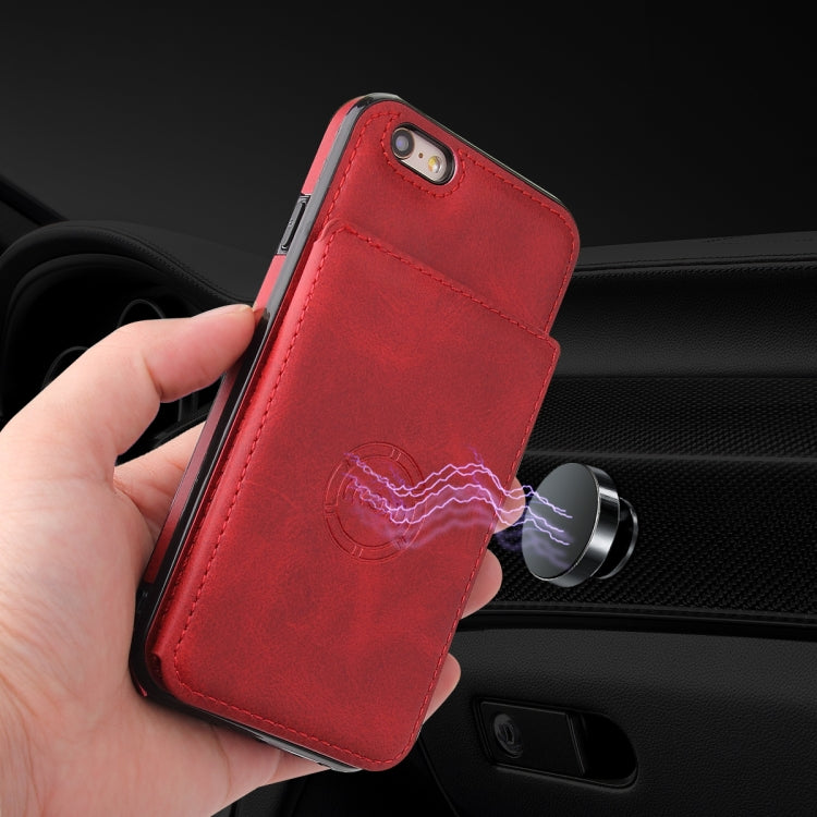 Calf Texture Magnetic Case For iPhone 6s Plus / 6 Plus