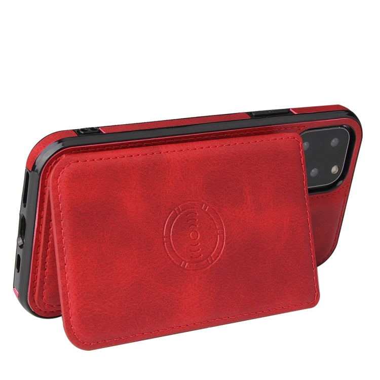 For iPhone 12 Pro Max Calf Texture Magnetic Case