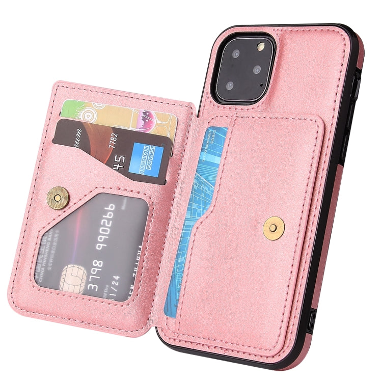 For iPhone 12 Pro Max Calf Texture Magnetic Case