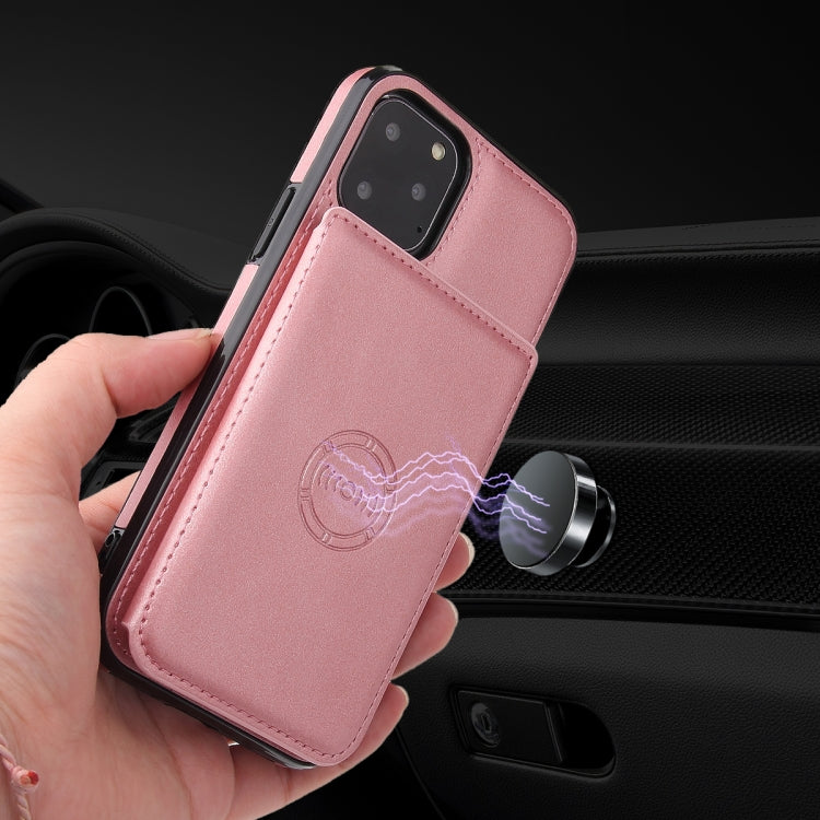 For iPhone 12 / 12 Pro Calf Texture Magnetic Case