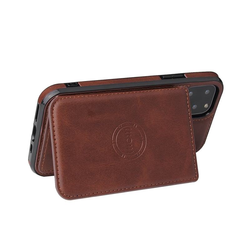 For iPhone 12 mini Calf Texture Magnetic Case