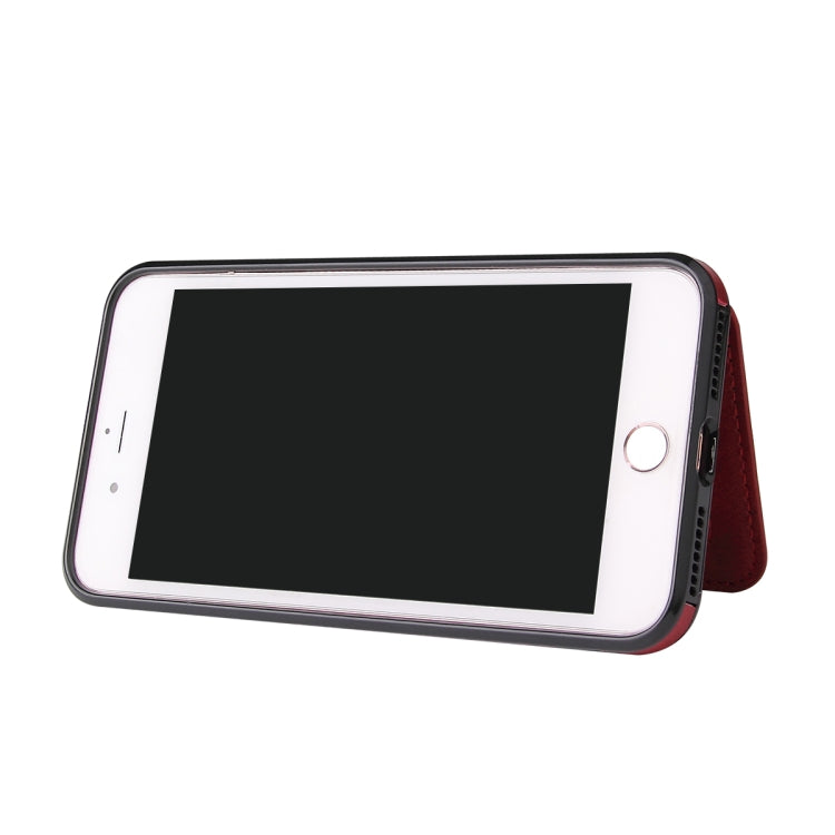 Calf Texture Magnetic Case For iPhone 8 Plus / 7 Plus