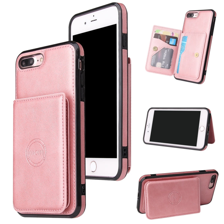 Calf Texture Magnetic Case For iPhone 8 Plus / 7 Plus