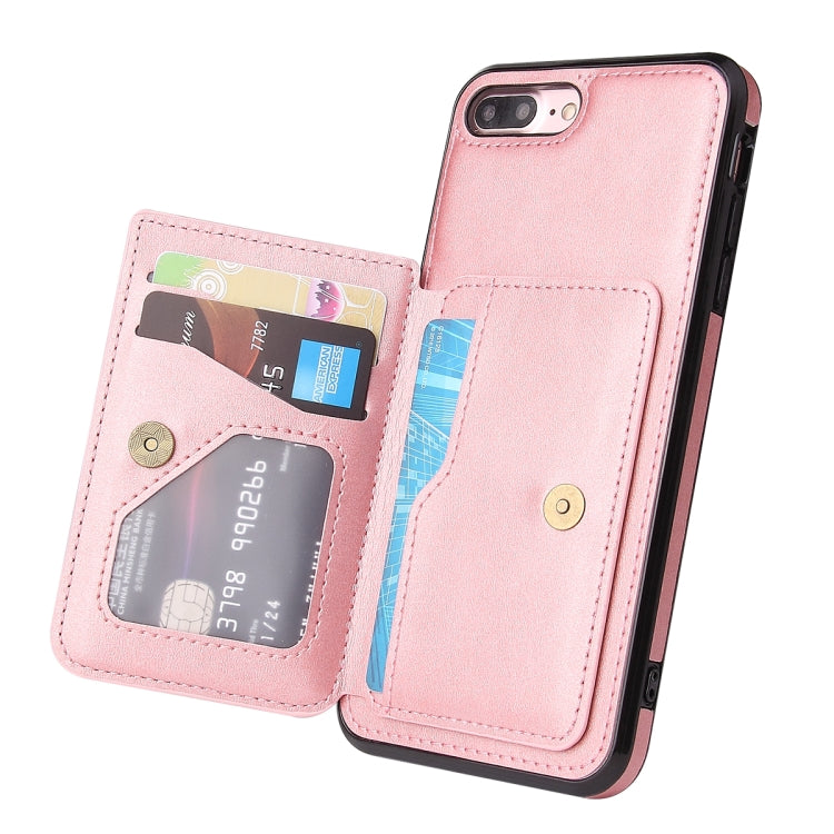 Calf Texture Magnetic Case For iPhone 8 Plus / 7 Plus