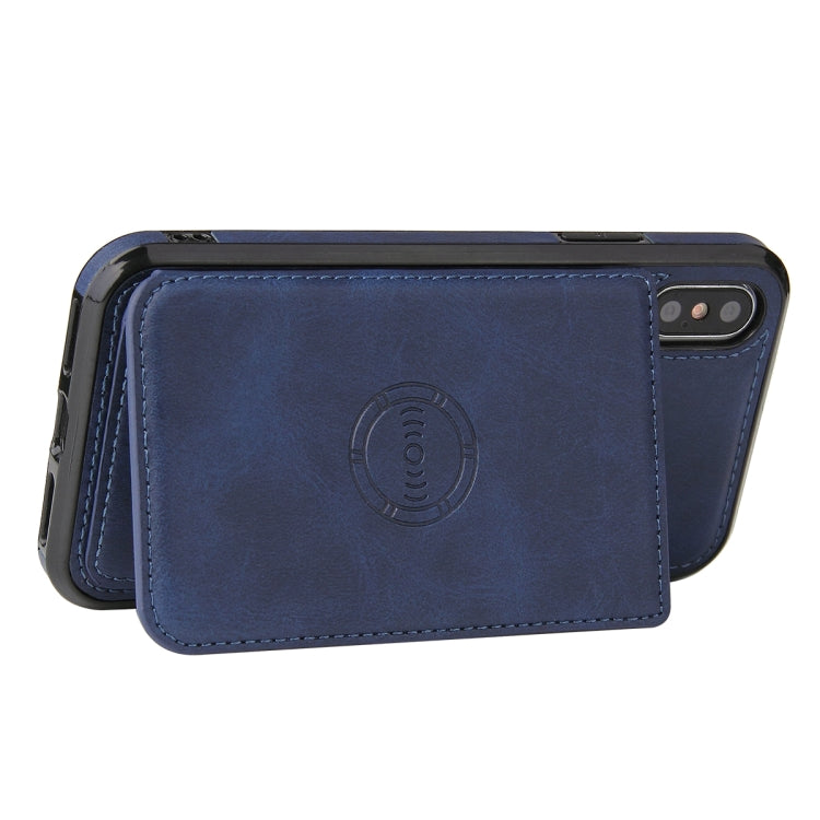 For iPhone X / XS Calf Texture Magnetic Case