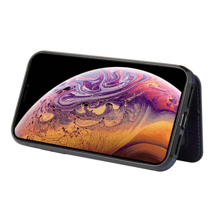 For iPhone XR Calf Texture Magnetic Case