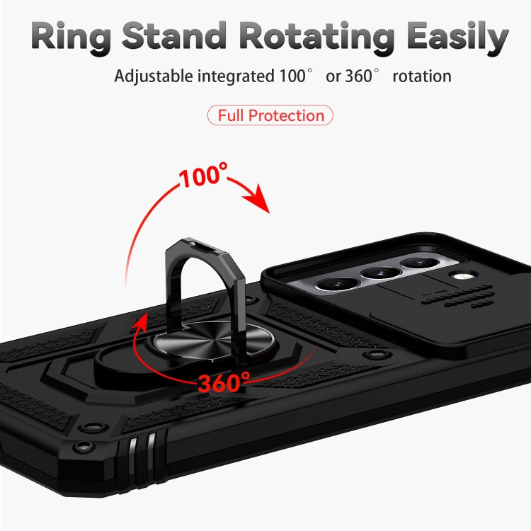 For Samsung Galaxy S22 5G Sliding Camshield Holder Phone Case