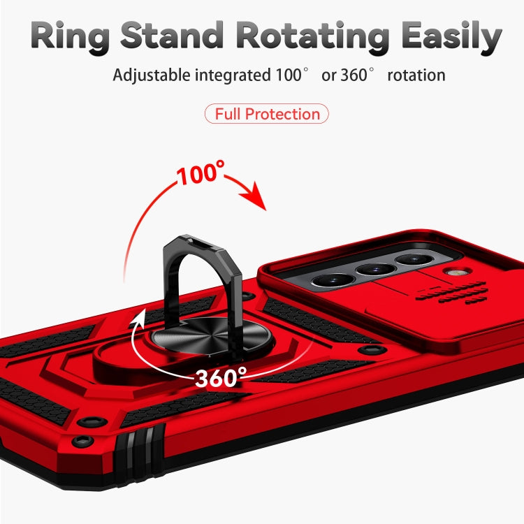 For Samsung Galaxy S22 5G Sliding Camshield Holder Phone Case