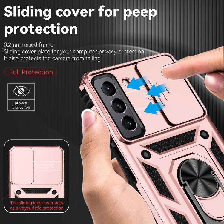 For Samsung Galaxy S22 5G Sliding Camshield Holder Phone Case