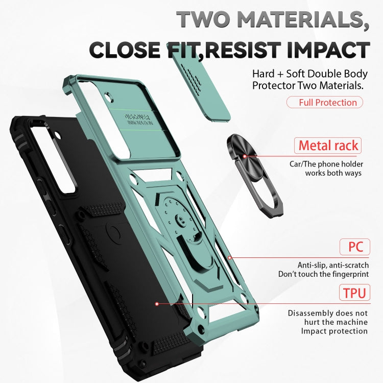 For Samsung Galaxy S22 5G Sliding Camshield Holder Phone Case