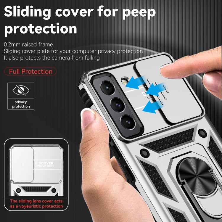 For Samsung Galaxy S22 5G Sliding Camshield Holder Phone Case