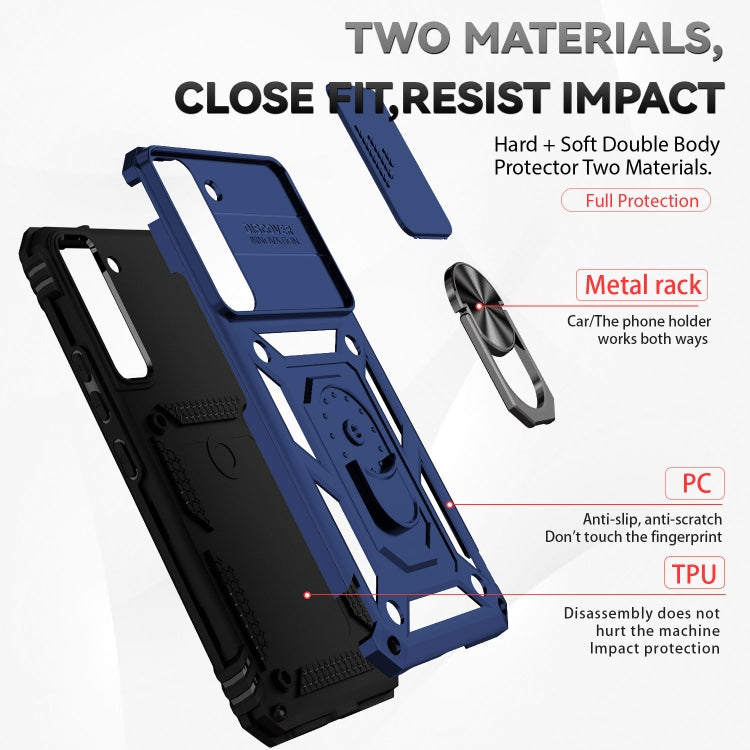 For Samsung Galaxy S22+ 5G Sliding Camshield Holder Phone Case