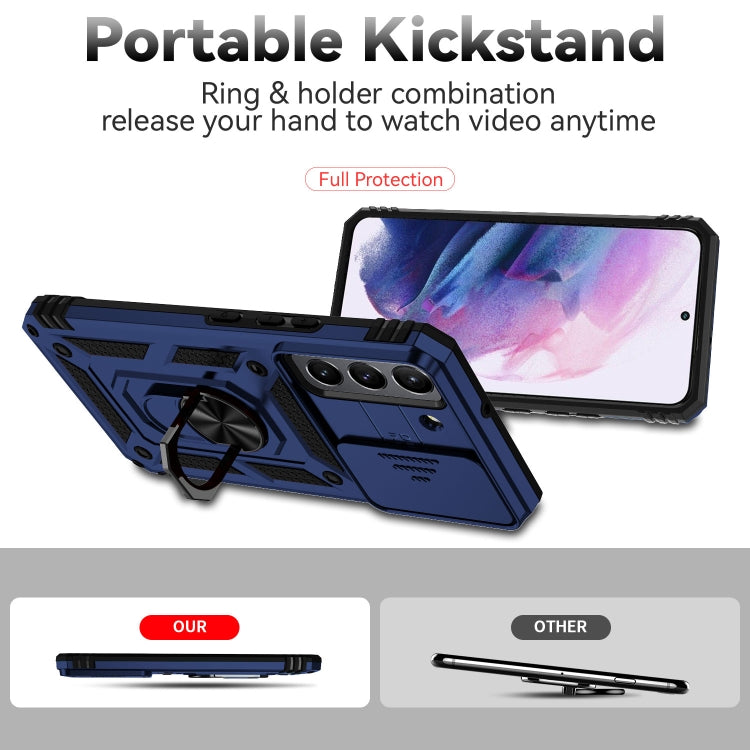 For Samsung Galaxy S22+ 5G Sliding Camshield Holder Phone Case