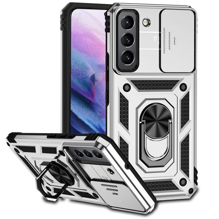 For Samsung Galaxy S22+ 5G Sliding Camshield Holder Phone Case