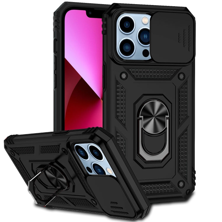 For iPhone 13 Pro Max Sliding Camshield Holder Phone Case