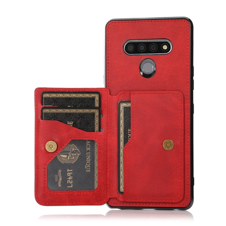 For LG Stylo 6 Calf Texture Magnetic Phone Case