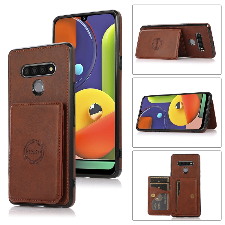 For LG Stylo 6 Calf Texture Magnetic Phone Case