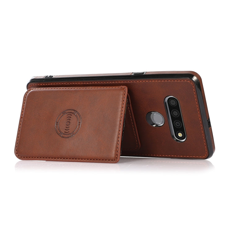 For LG Stylo 6 Calf Texture Magnetic Phone Case