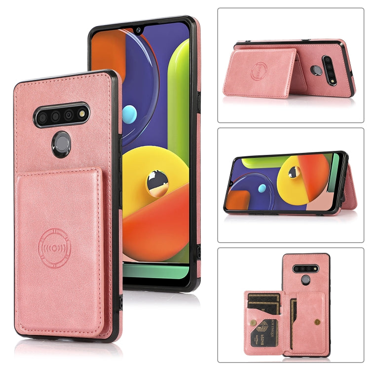 For LG Stylo 6 Calf Texture Magnetic Phone Case