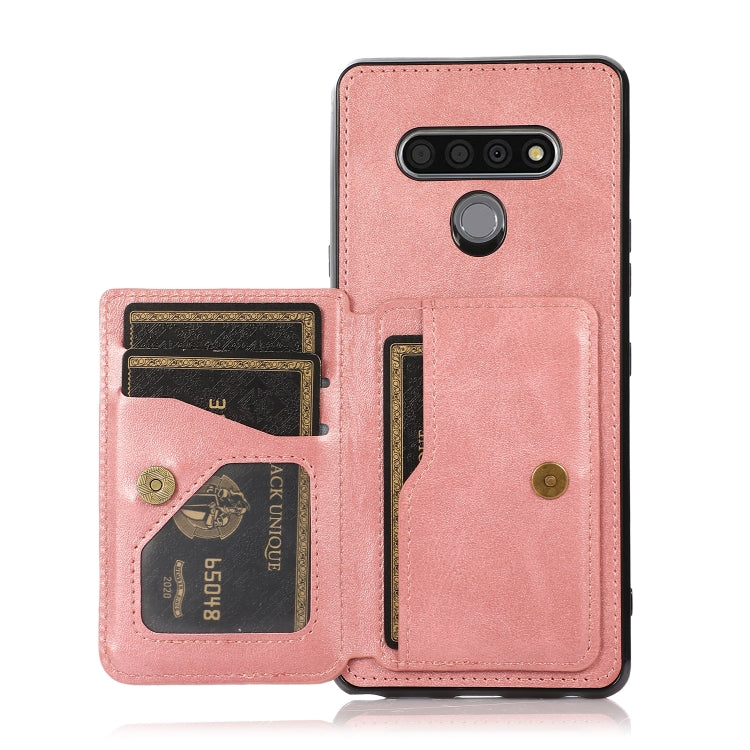For LG Stylo 6 Calf Texture Magnetic Phone Case