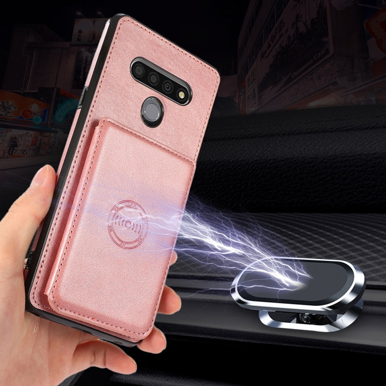 For LG Stylo 6 Calf Texture Magnetic Phone Case