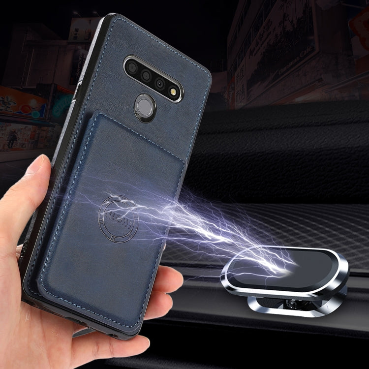 For LG Stylo 6 Calf Texture Magnetic Phone Case