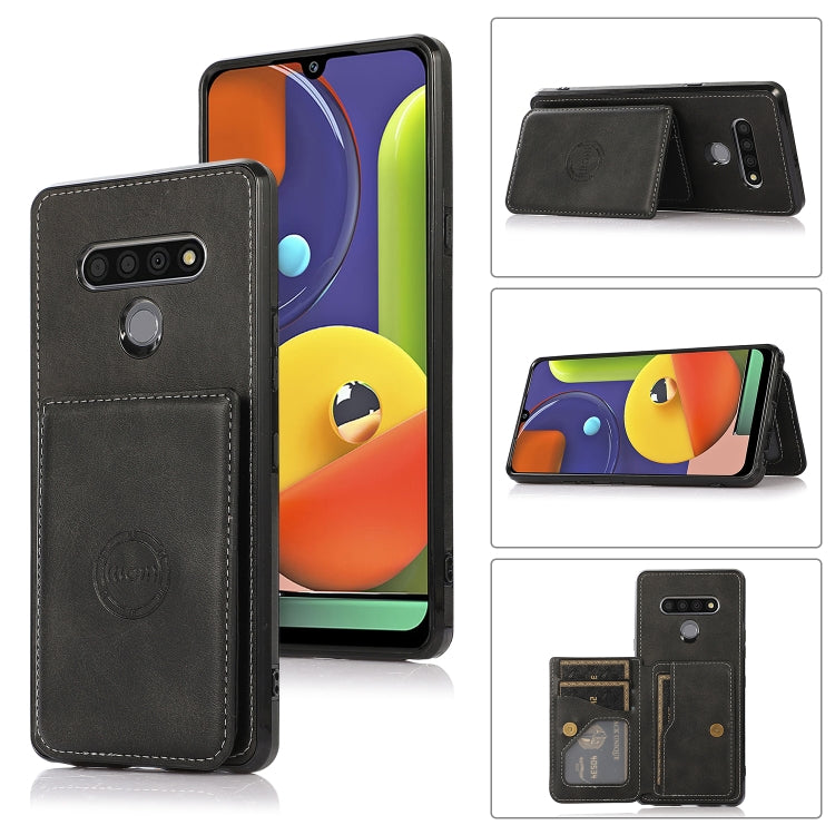 For LG Stylo 6 Calf Texture Magnetic Phone Case