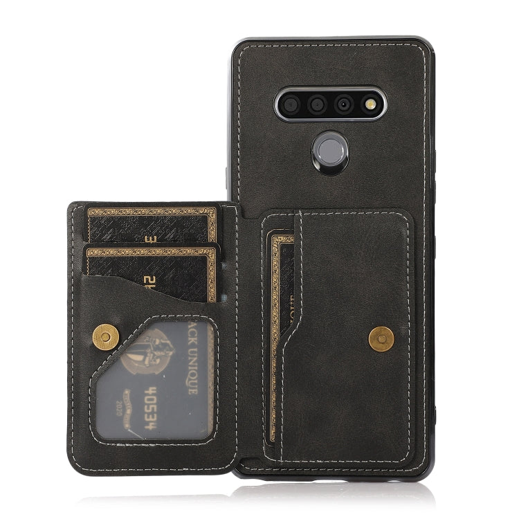 For LG Stylo 6 Calf Texture Magnetic Phone Case