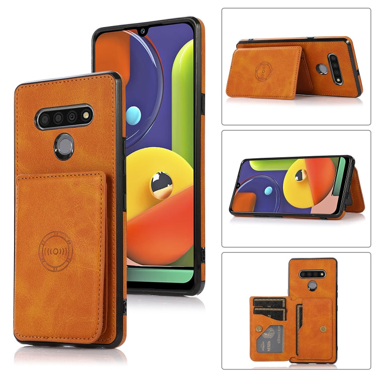 For LG Stylo 6 Calf Texture Magnetic Phone Case
