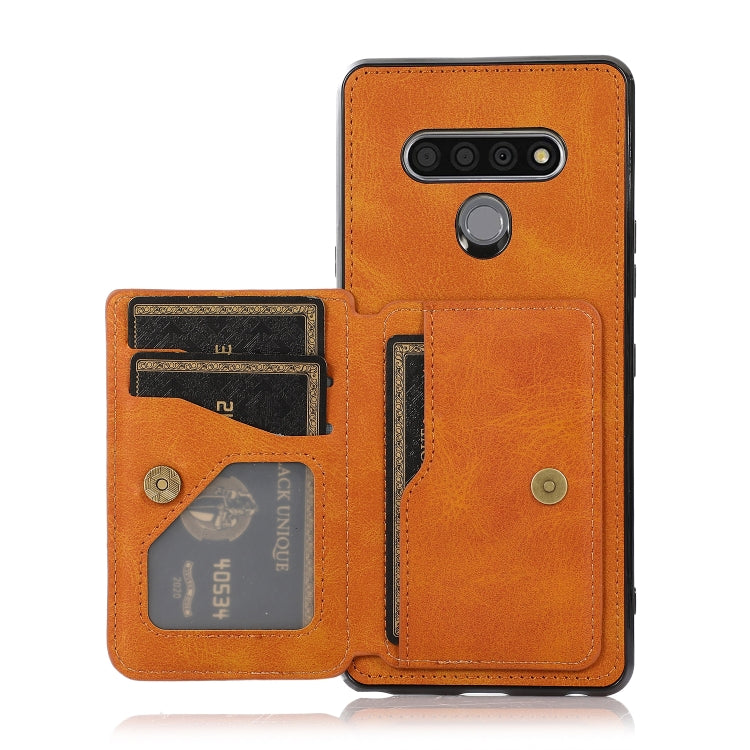 For LG Stylo 6 Calf Texture Magnetic Phone Case