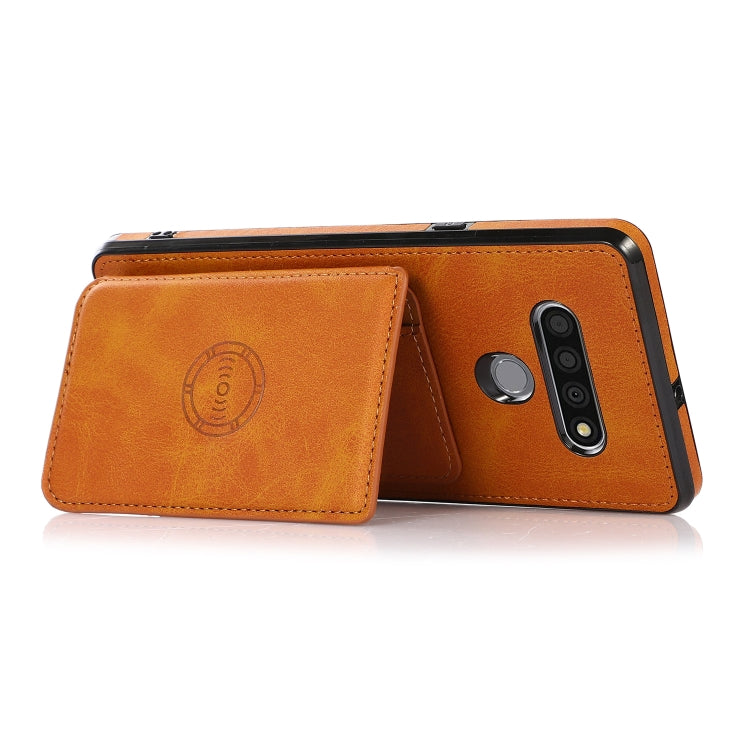 For LG Stylo 6 Calf Texture Magnetic Phone Case