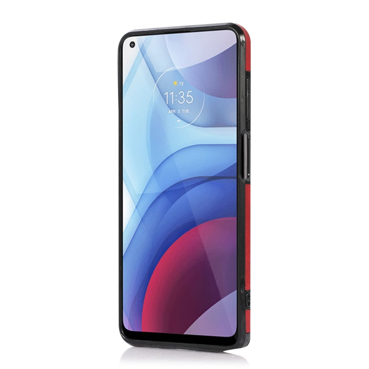 For Motorola Moto G Stylus 2021 Calf Texture Magnetic Phone Case