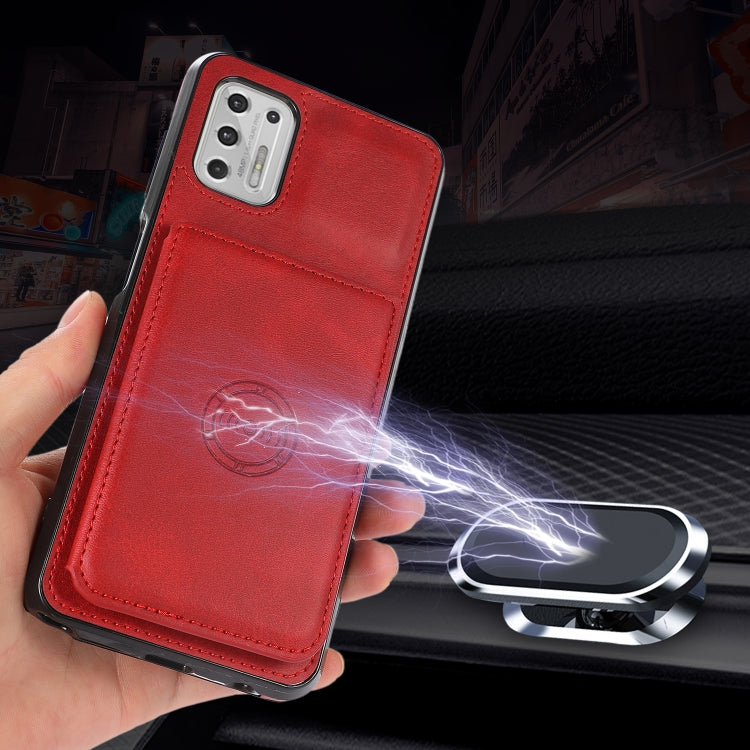 For Motorola Moto G Stylus 2021 Calf Texture Magnetic Phone Case