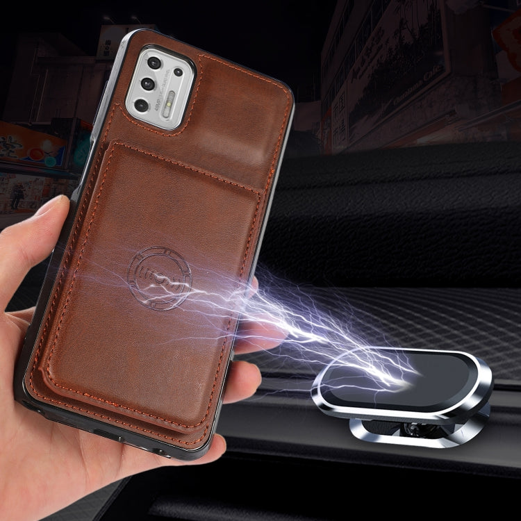 For Motorola Moto G Stylus 2021 Calf Texture Magnetic Phone Case