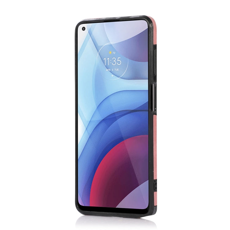 For Motorola Moto G Stylus 2021 Calf Texture Magnetic Phone Case